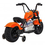 Elektrická motorka Chopper Warrior - oranžová